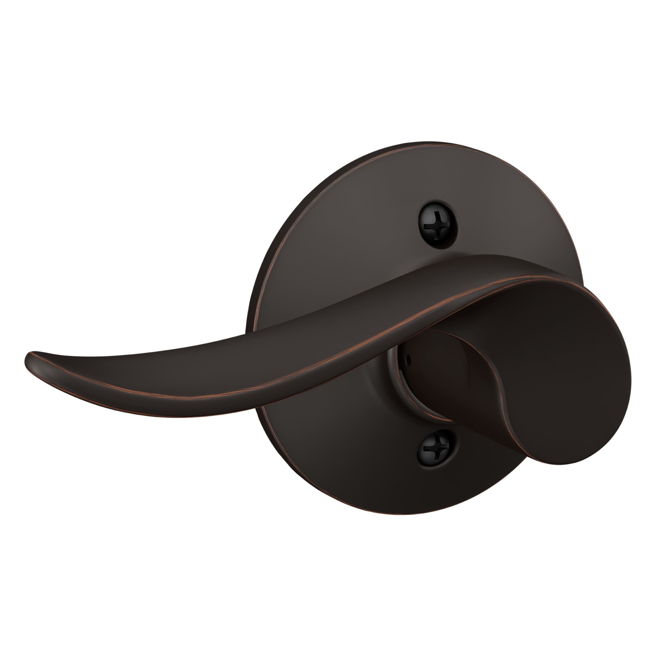 Schlage F170 V SAC 716 RH Sacramento Aged Bronze Interior Hall/Closet Dummy Door Handle