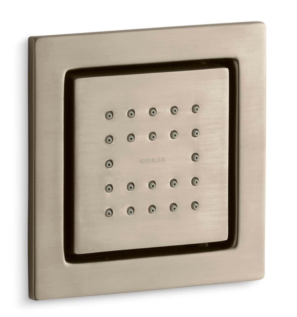 KOHLER 8003-BV WaterTile Vibrant brushed bronze Shower Jet