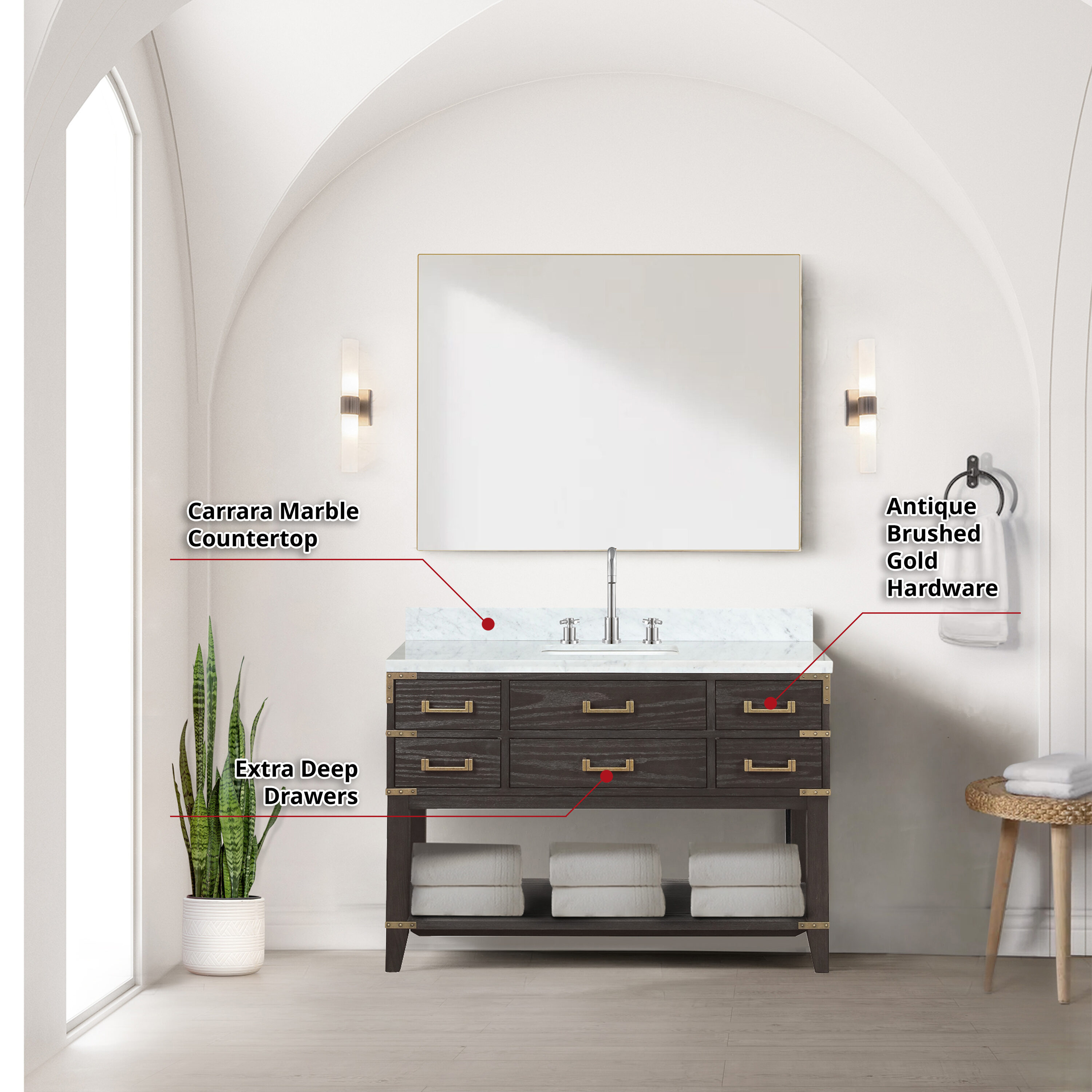 Lexora LVGR48SK101 Bath-Vanity-Combo - View #8
