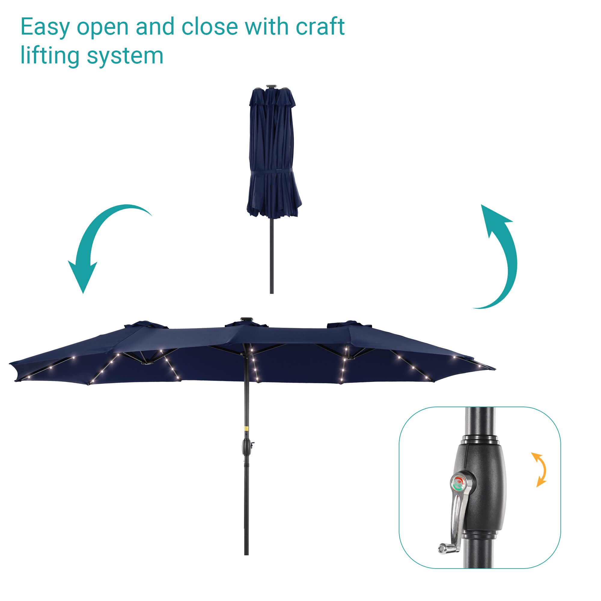 Sonkuki SD-SM-LED460NY Umbrellas-2 - View #3