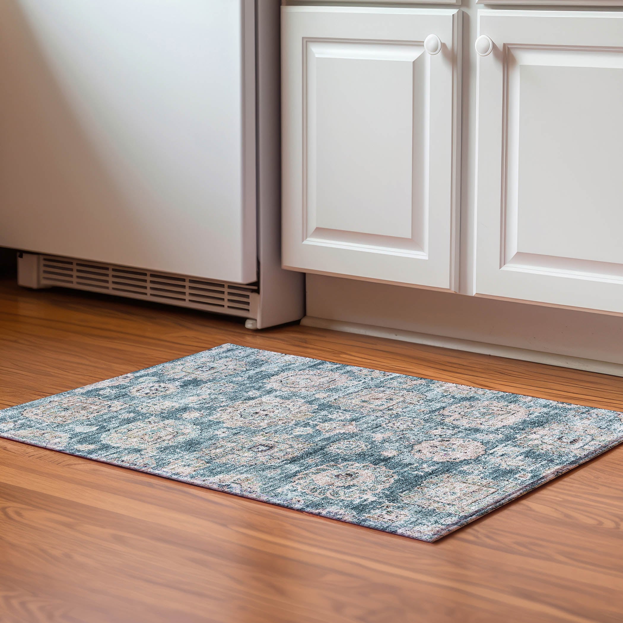 Addison Rugs AMF634TE20X30 Mayfield AMF634TE 2 x 3 (ft) Loomed Teal Rectangular Indoor Geometric Machine washable Pet Friendly Area rug