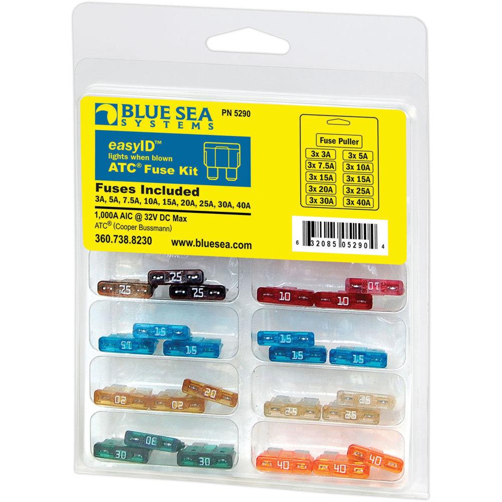 Blue Sea Systems 5290-BSS EasyID Fuse Kit