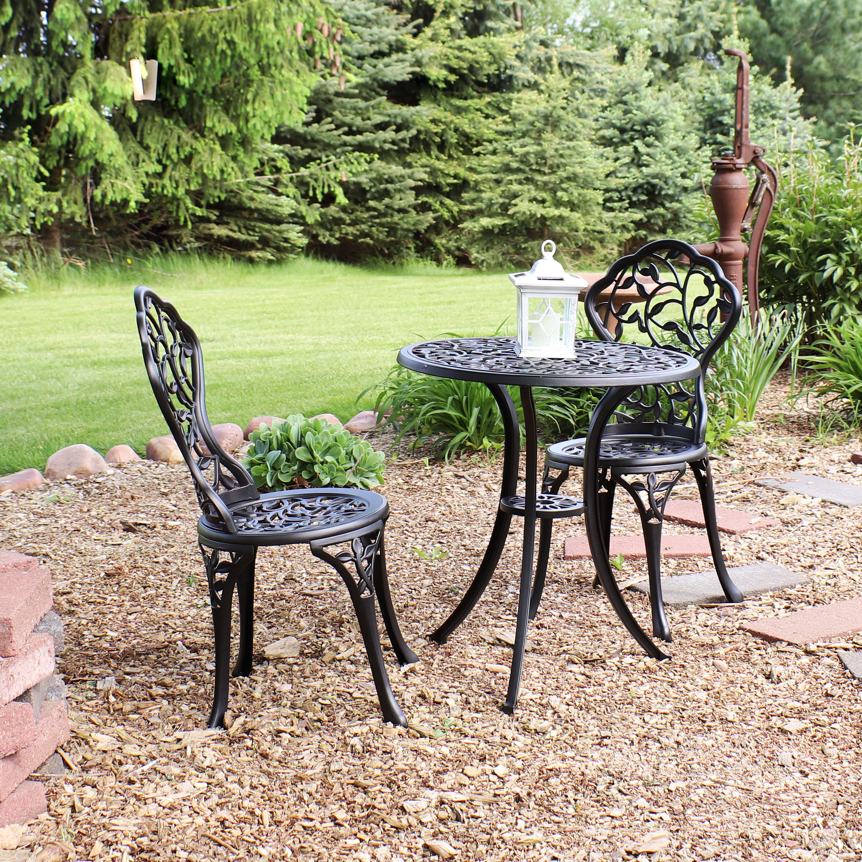 Sunnydaze Decor YUK-785 3 -Piece Patio Conversation Set