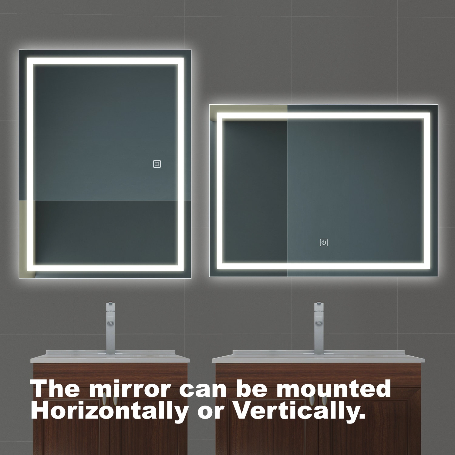 Forclover MF03GI-ME13 Framed-Bath-Mirrors - View #8