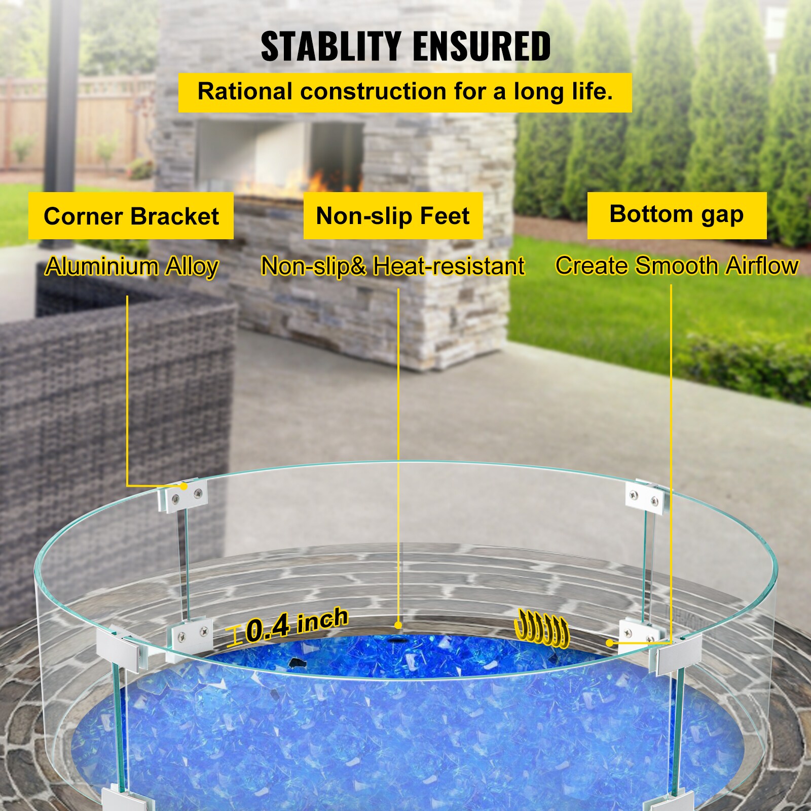 VEVOR YXBLFFBYC2383ECV3V0 Gas-Fire-Pit-Accessories - View #10