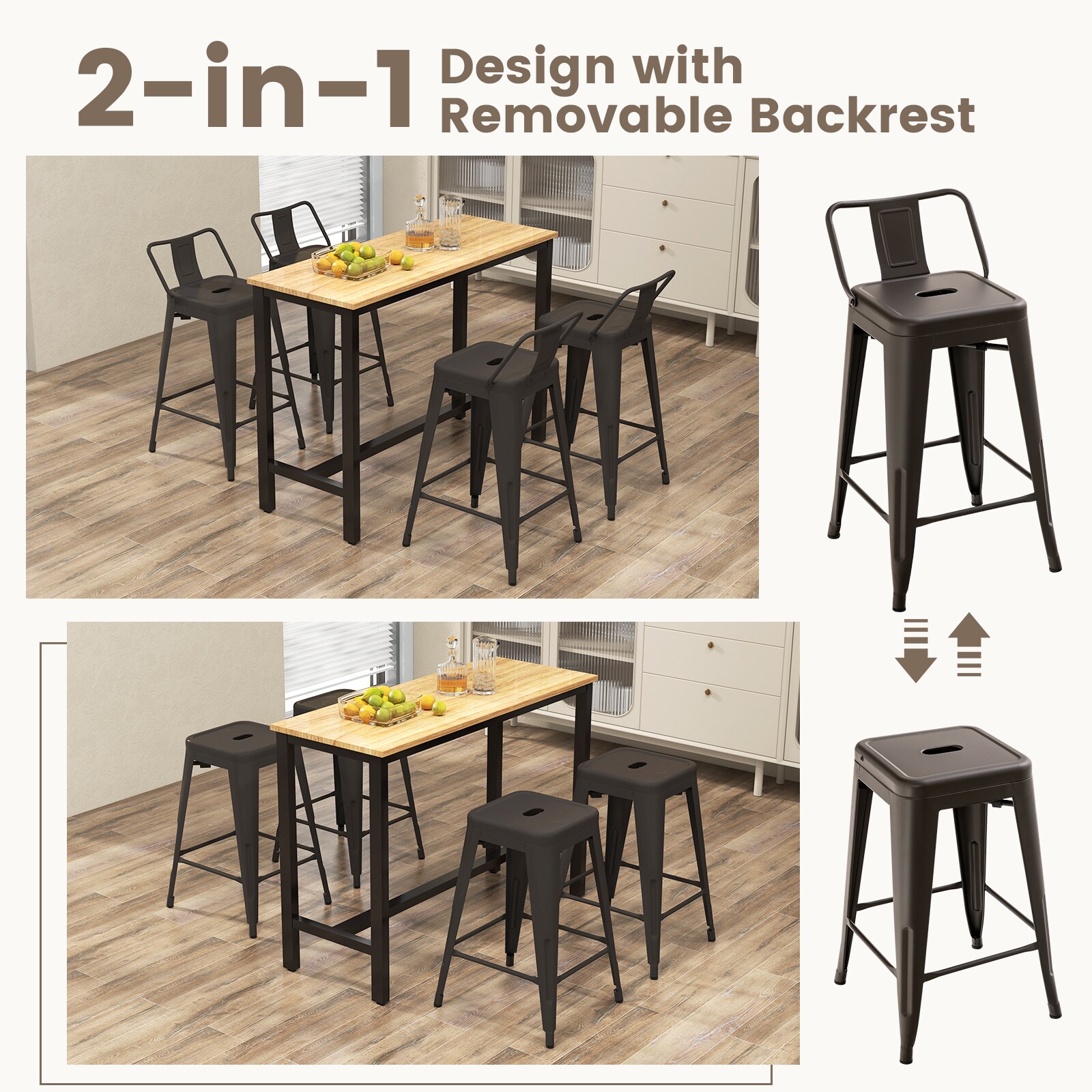 Slickblue D-CO-NUG45266WH stools - View #8