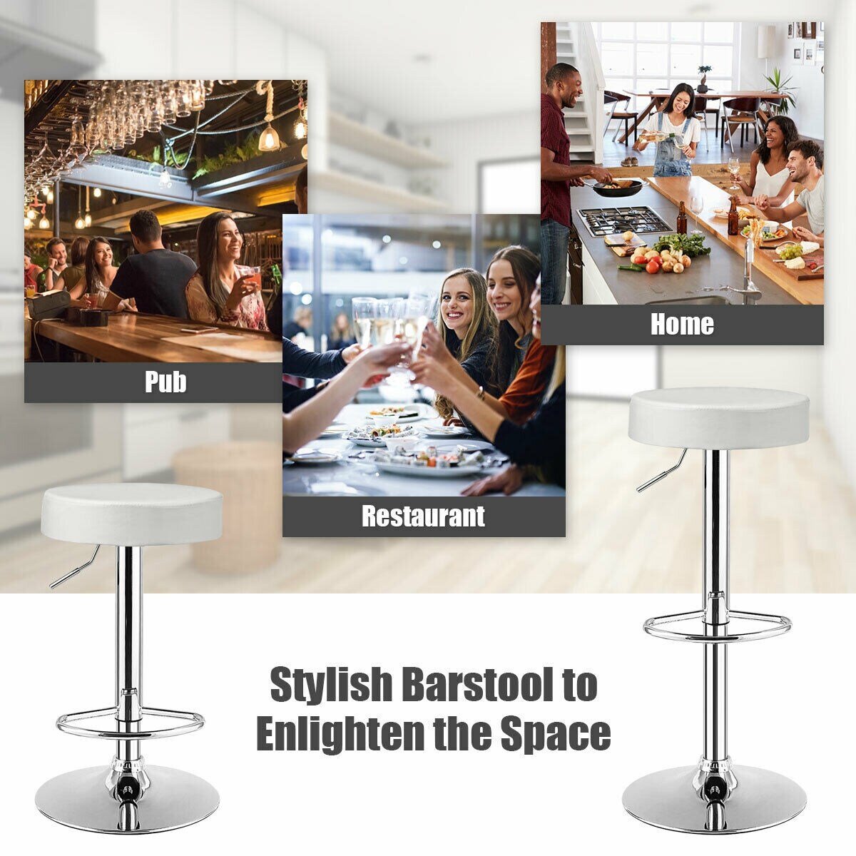 Sumyeg WF-HW66622WH-1-LA stools - View #6