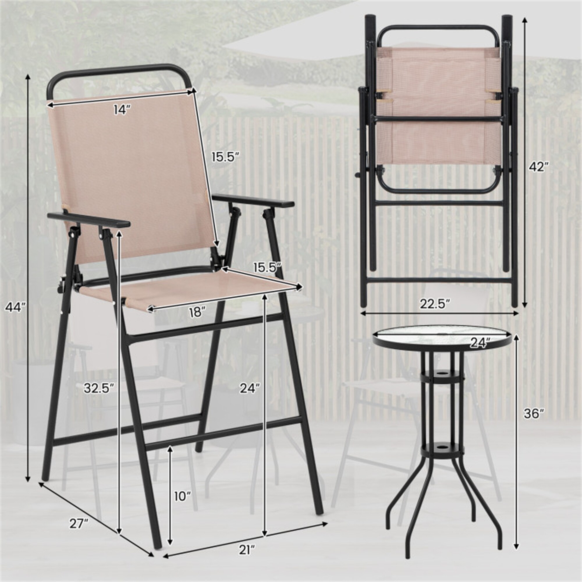 BABOOM BOM-11357BE-OR Patio-Dining-Sets - View #6