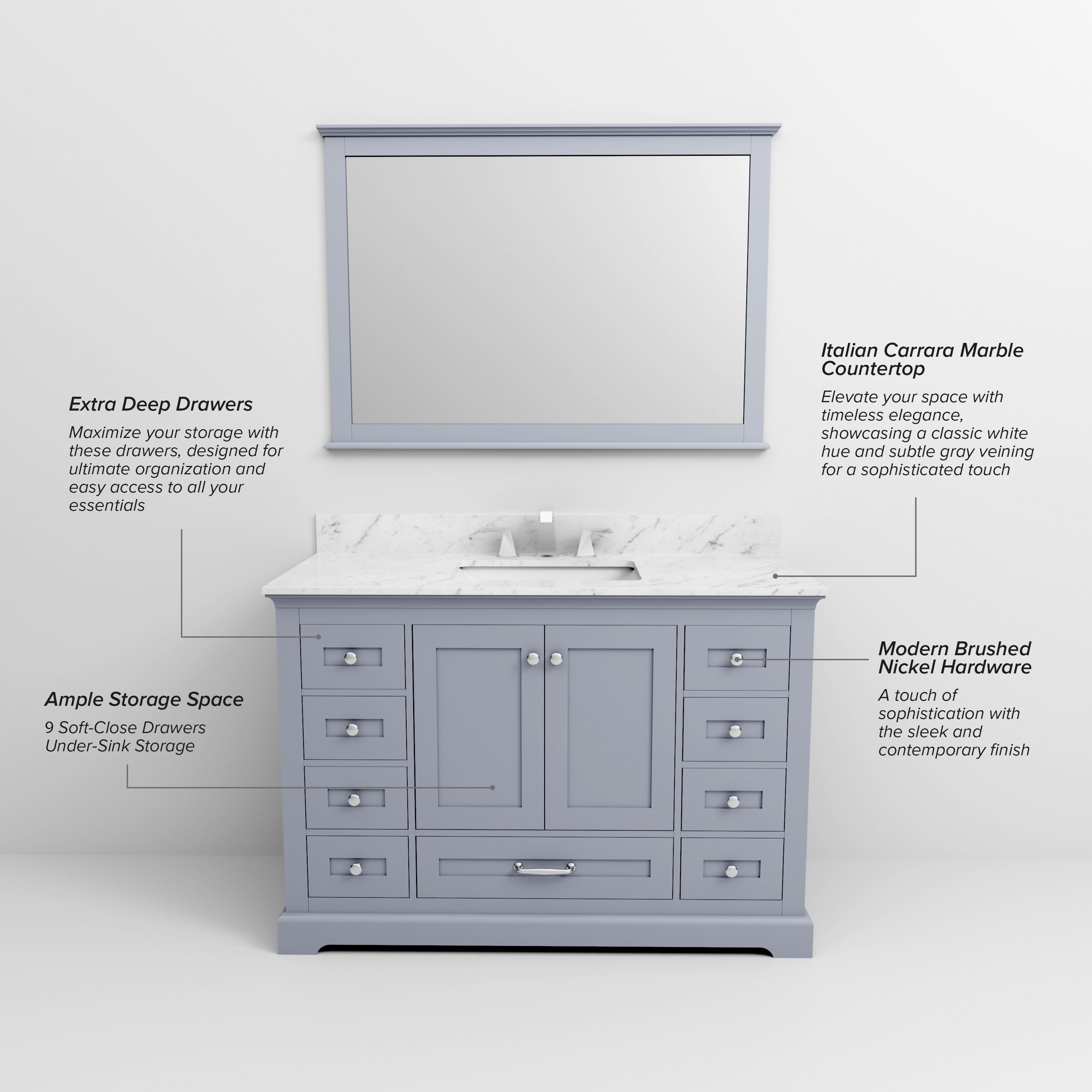 Lexora LD342248SBDSM46F Bath-Vanity-Combo - View #8