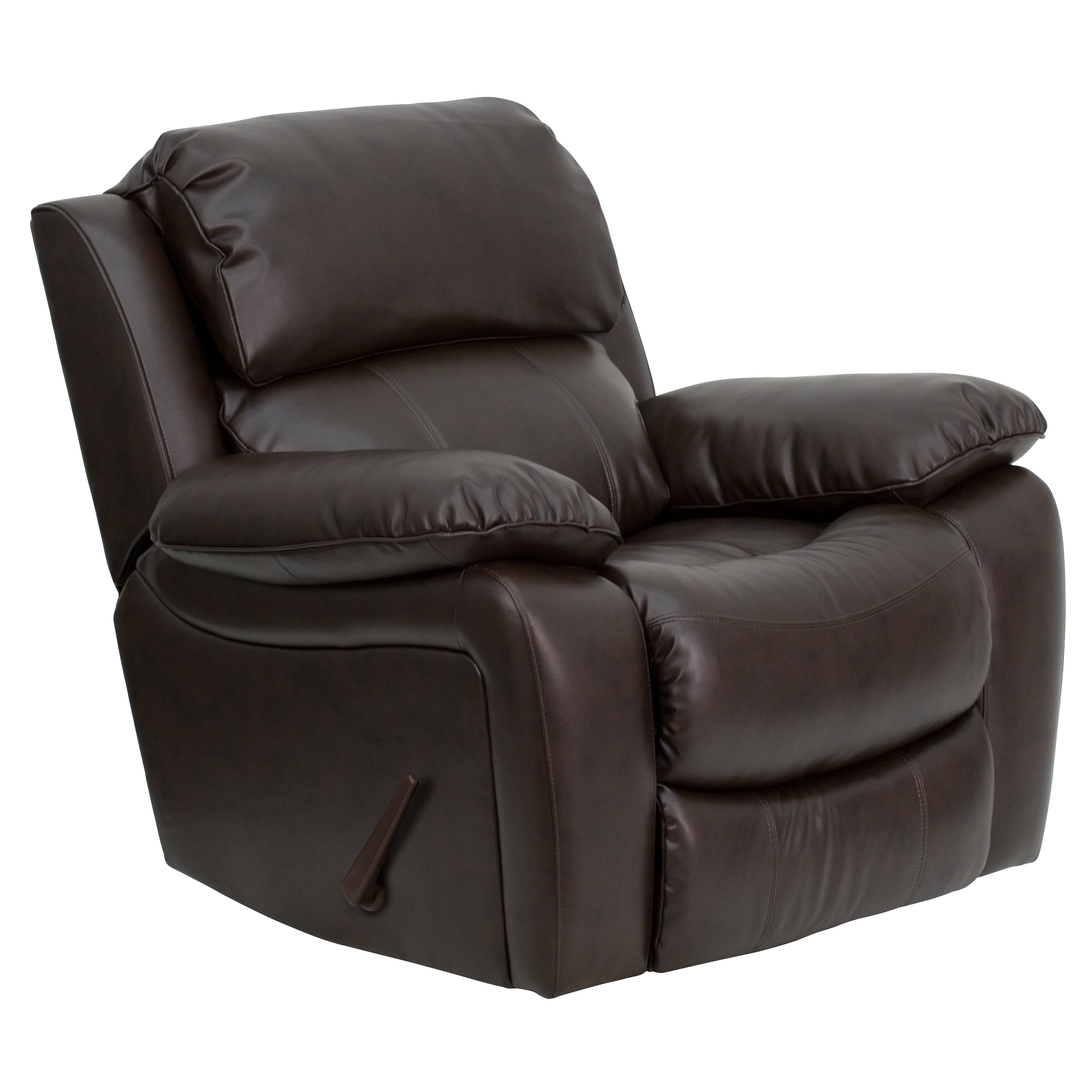 Flash Furniture 847254018395 Brown Faux leather Upholstered Recliner