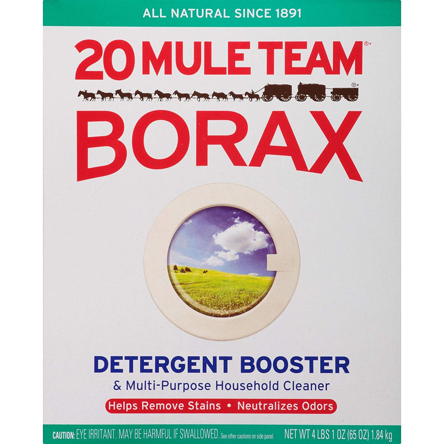 20 Mule Team Borax  Detergent Booster Powder 65 oz (4 lb) Unscented