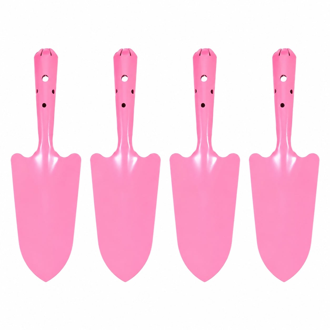 KHKFY -  4pcs Mini Colorful Metal Hand Shovel Set 11 x 3 Inch Lightweight Garden Trowel Tools for...