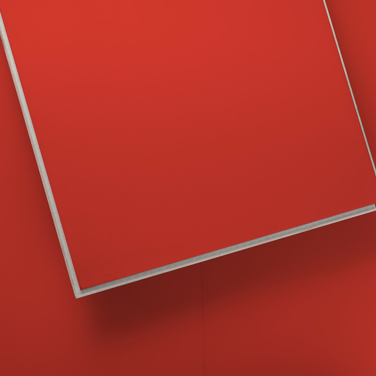 Lucida USA (Sample) MonoCore Pomegranate Red Solid 22-mil Interlocking Luxury Vinyl Plank
