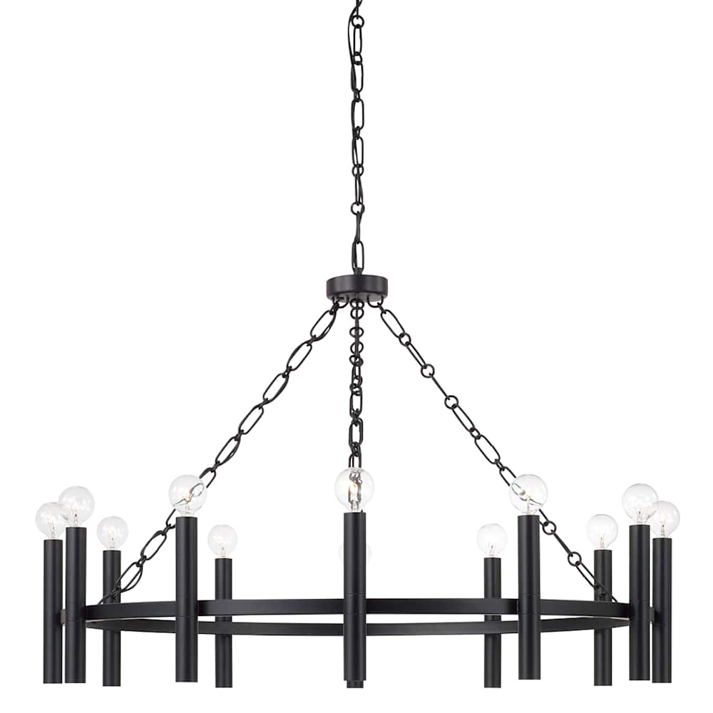 Capital Lighting  462001 Winton 12 Light 35 Inch Wide Taper Candle Style Chandelier