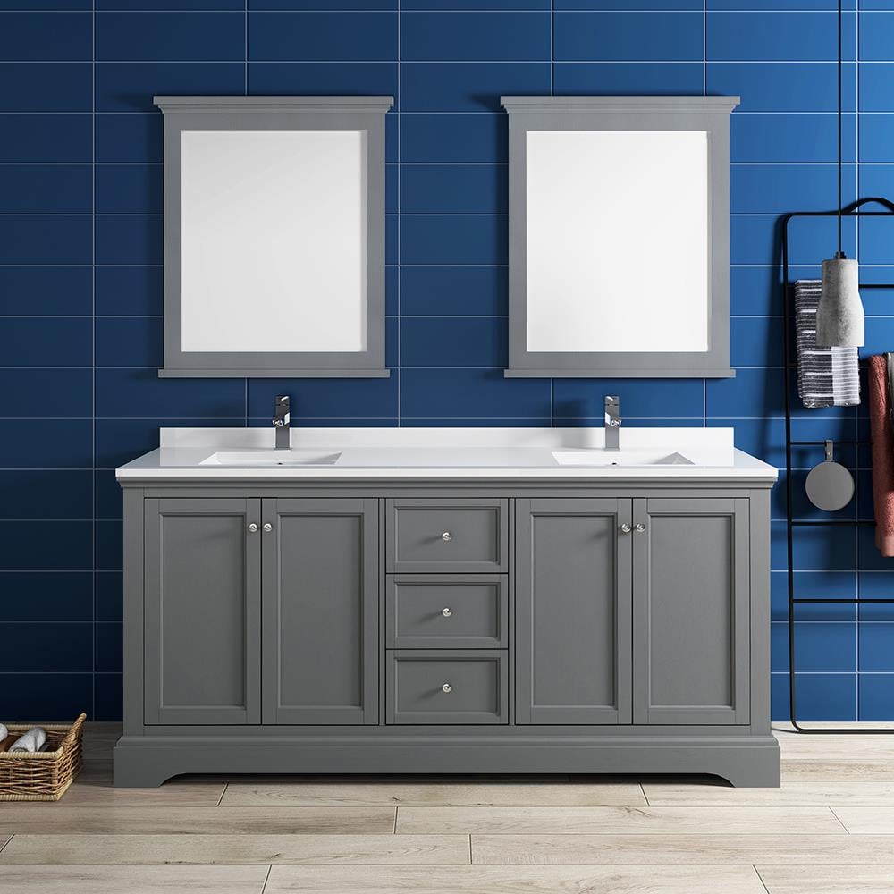 Fresca FVN2472GRV Bath-Vanity-Combo - View #3