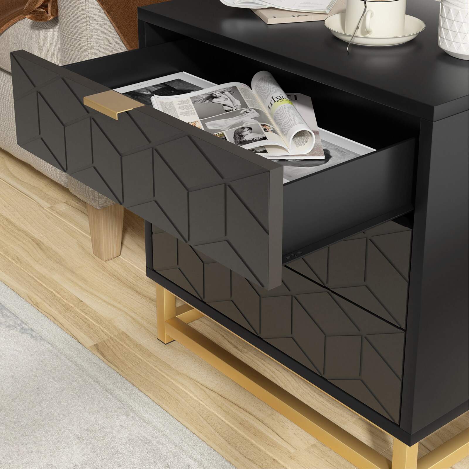 Garvee PHO-0XCH2SCW nightstands - View #4