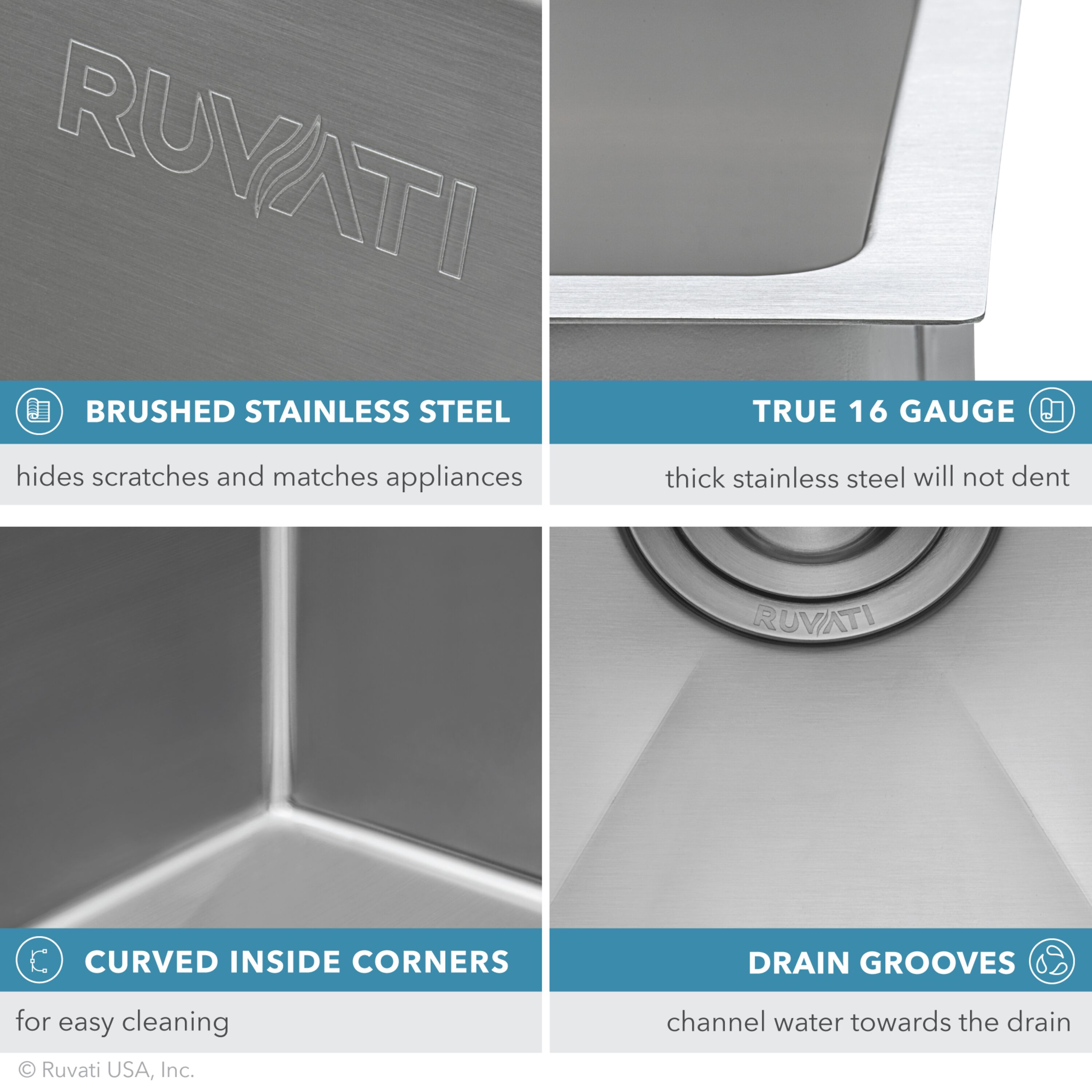 Ruvati RVU6125 Laundry-Tubs-Utility-Sinks - View #8