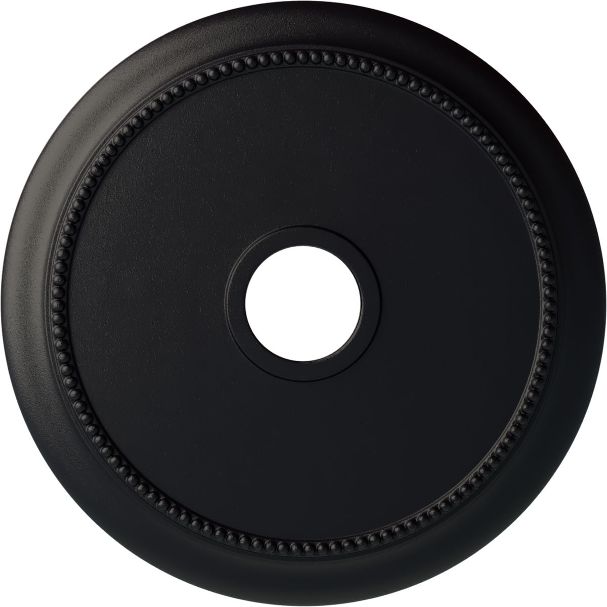 Ekena Millwork CM24CRSGS Crendon 24.125-in W x 24.125-in L Painted Steel Gray Polyurethane Whole Ceiling Medallion