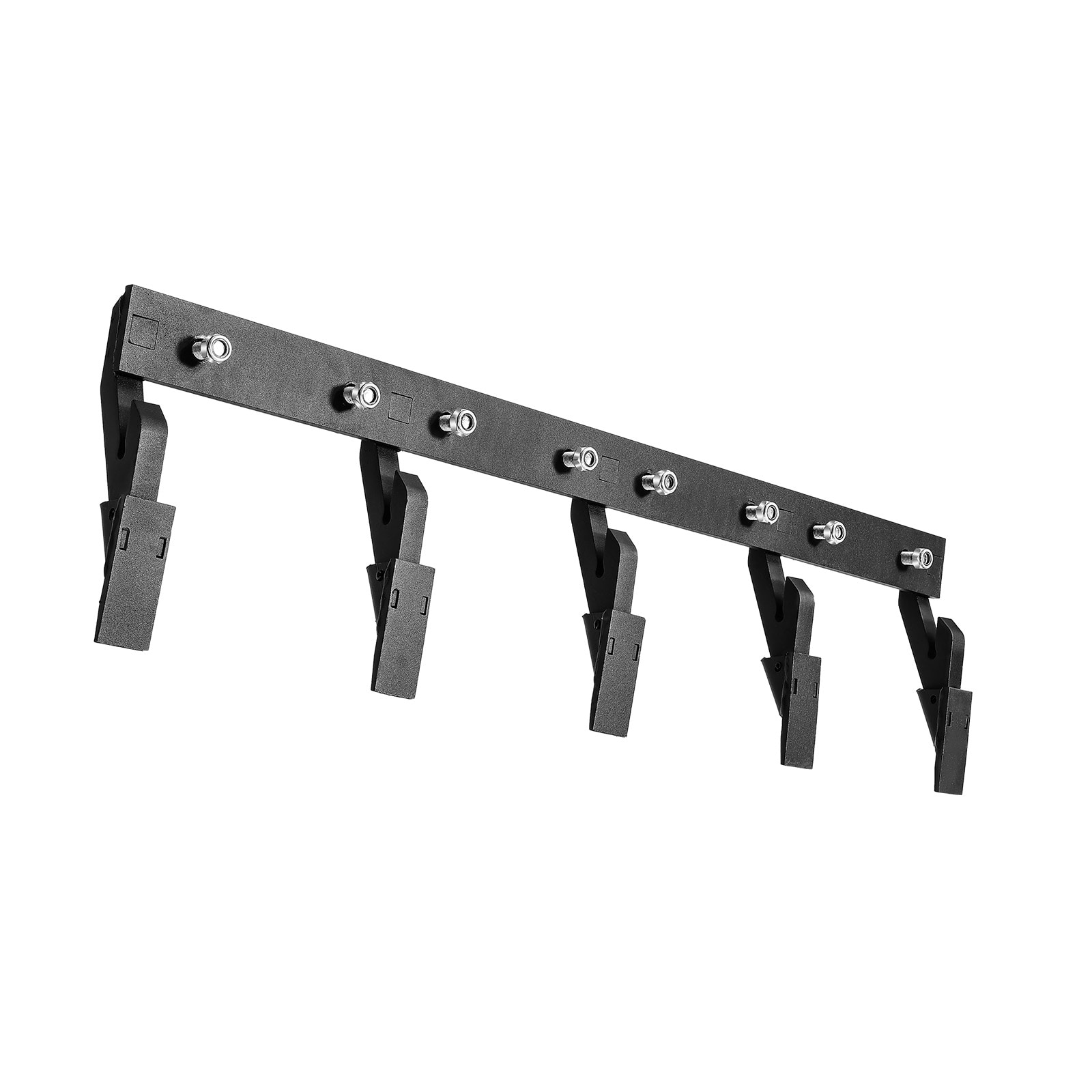 GIVIMO Bucket Tooth Bar - 46-in Heavy Duty - 5 Teeth Tractor Loader Bar - 4560-lb Load Capacity - Bolt-On for Skid Steer Buckets - Soil Excavation #LW102GIVSS3761