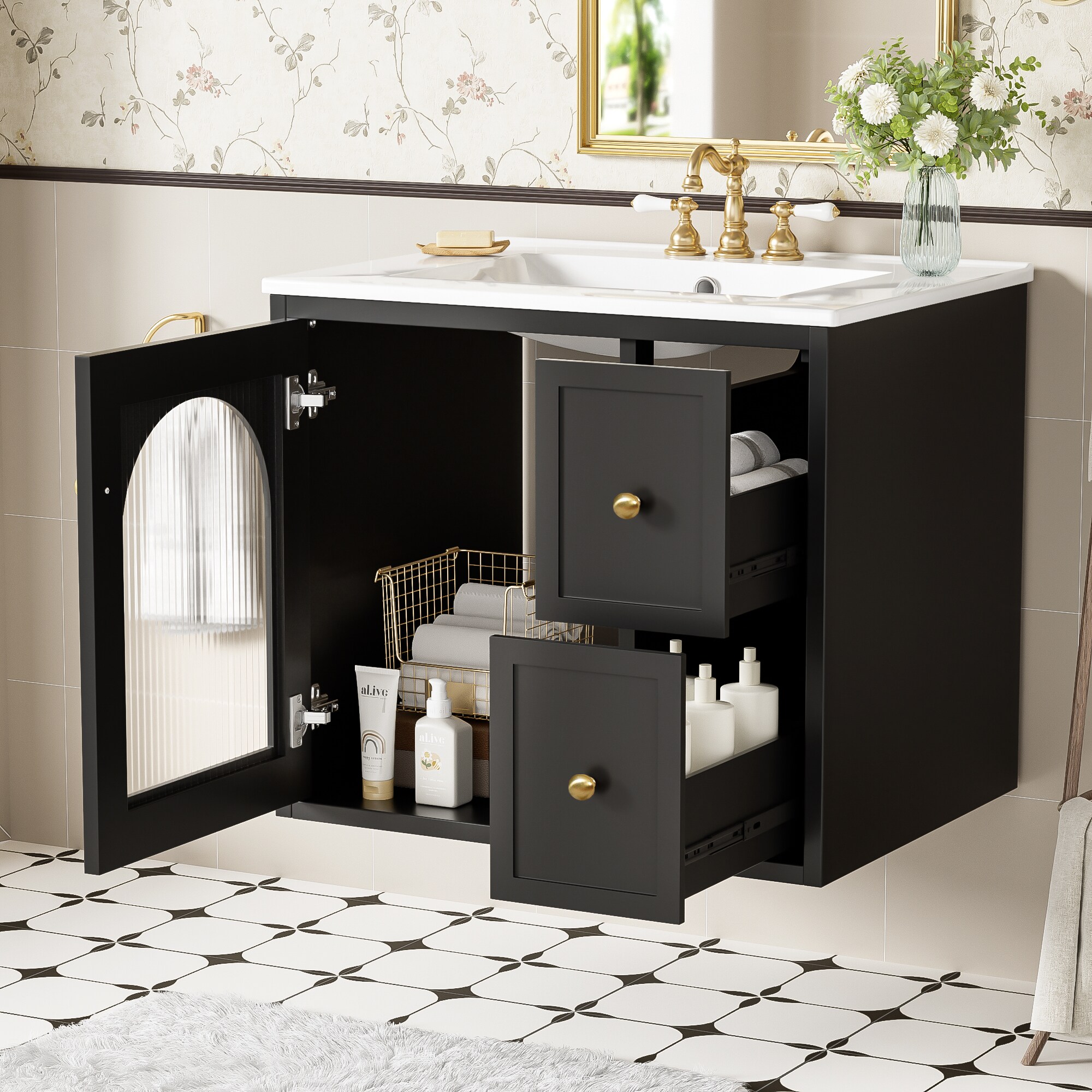 CASAINC CA-GL990112 Bath-Vanity-Combo - View #3