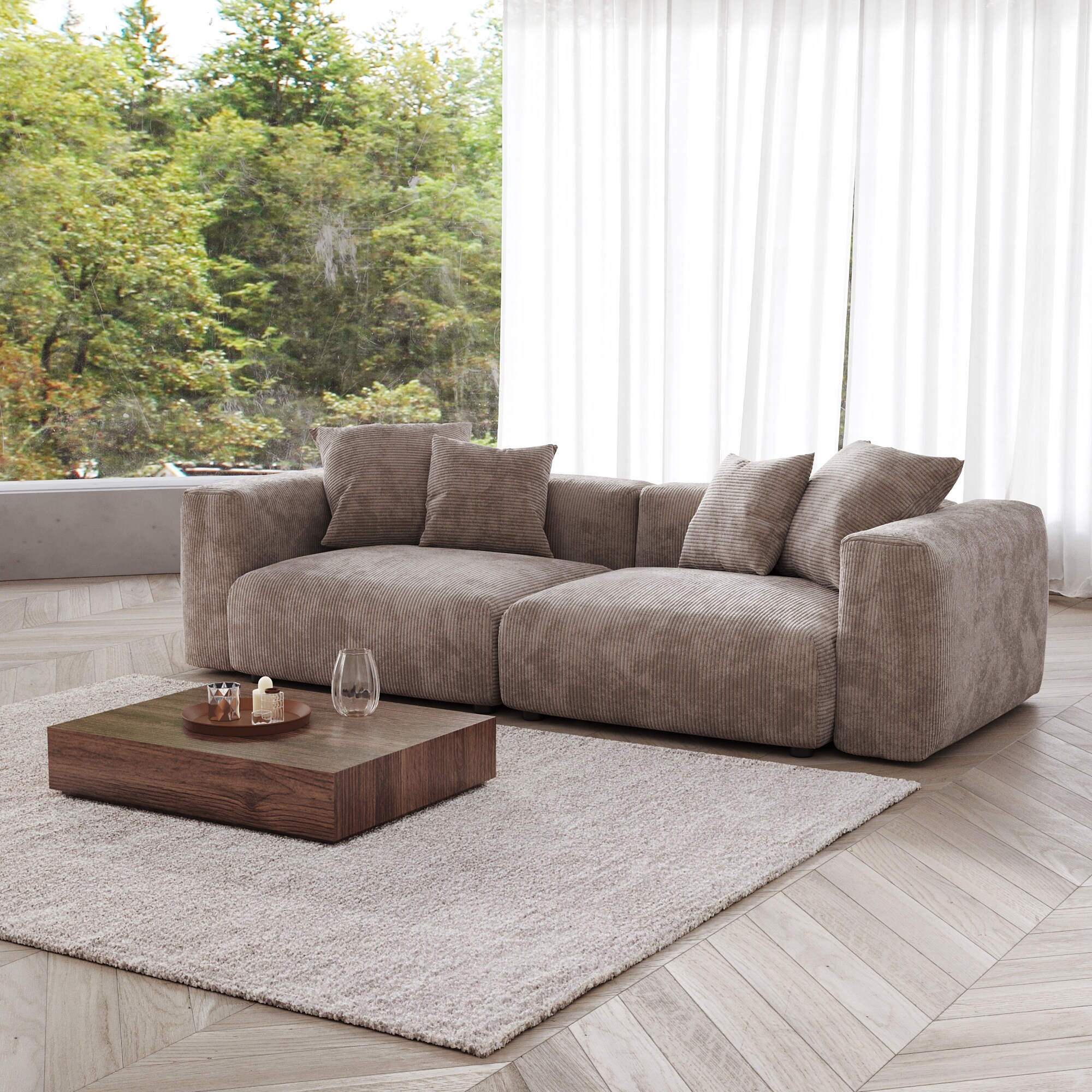 BuotiqHom DH-S2-126BR Sofas-Loveseats - View #3