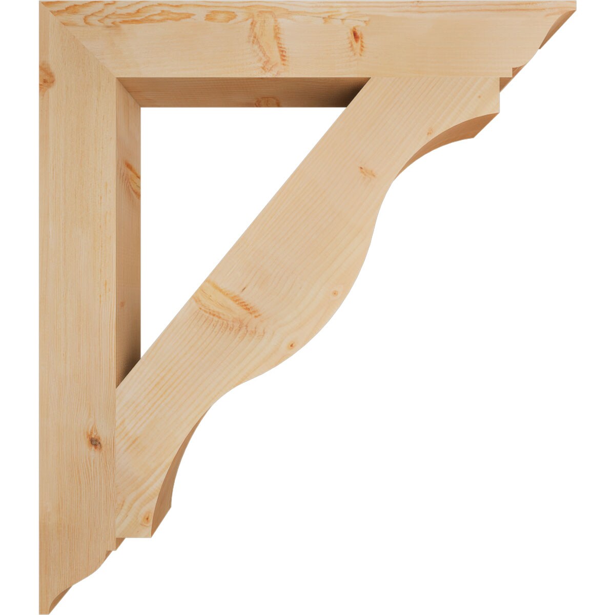 Ekena Millwork BKT06X42X48FST01SDF Exterior-Brackets-Braces - View #3