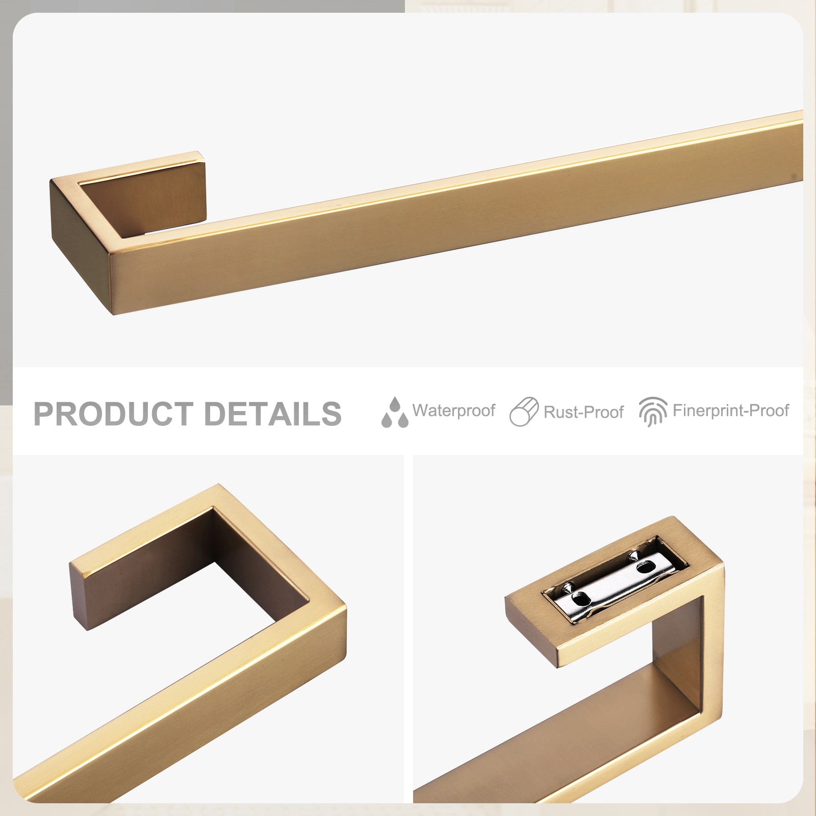 WOWOW 410065G-LW Decorative-Bath-Hardware-Kits - View #4