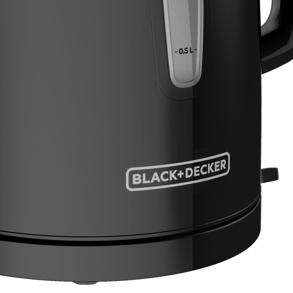 Black + Decker Kettle, Rapid Boil, Electric Cordless, Stainless Steel, 1.7 Liter