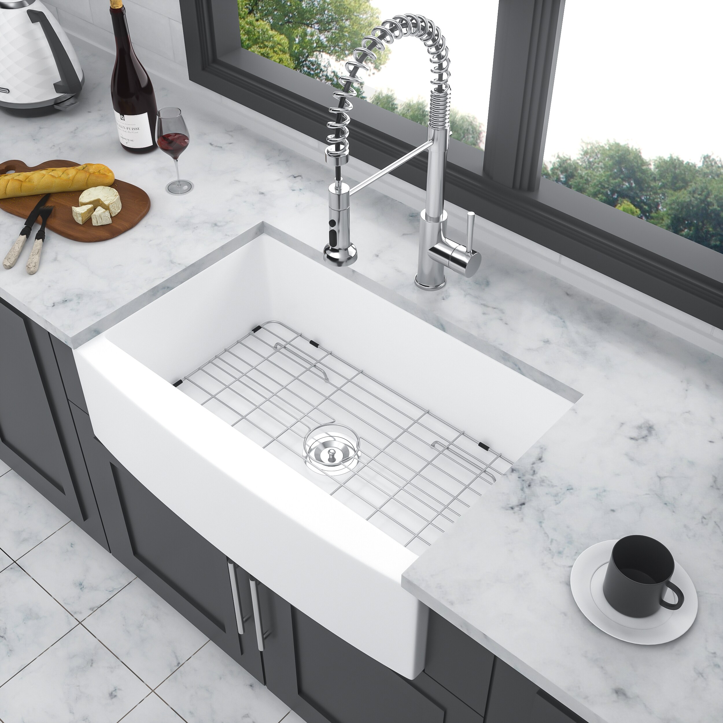 Forclover SLW-SF3003W Kitchen-Sinks - View #2
