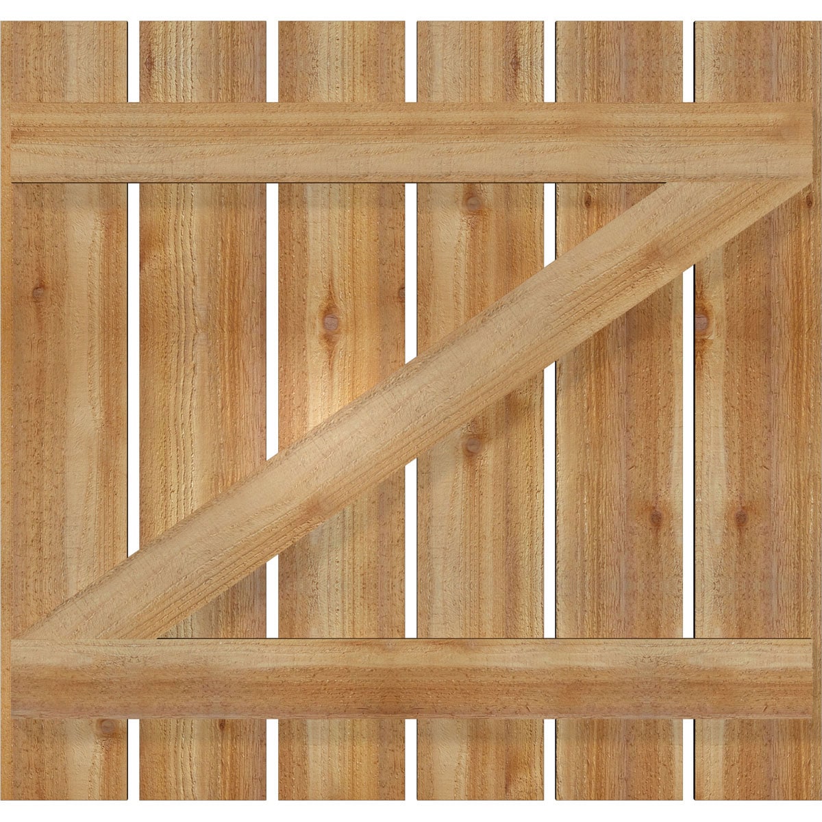 Ekena Millwork RBS06Z35X033RWR Exterior-Shutters - View #5