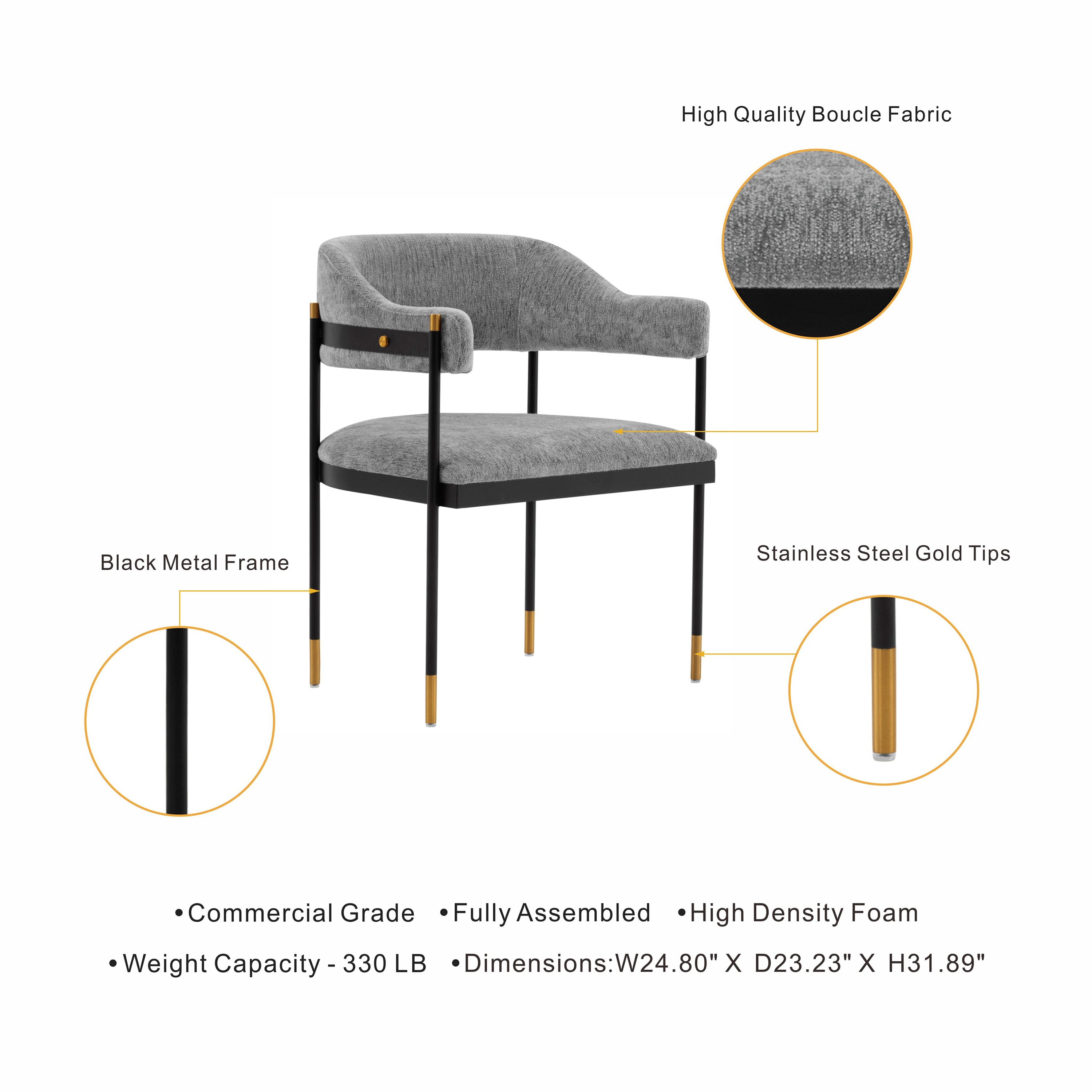Manhattan Comfort 2-DC074-GY Dining-Chairs - View #4