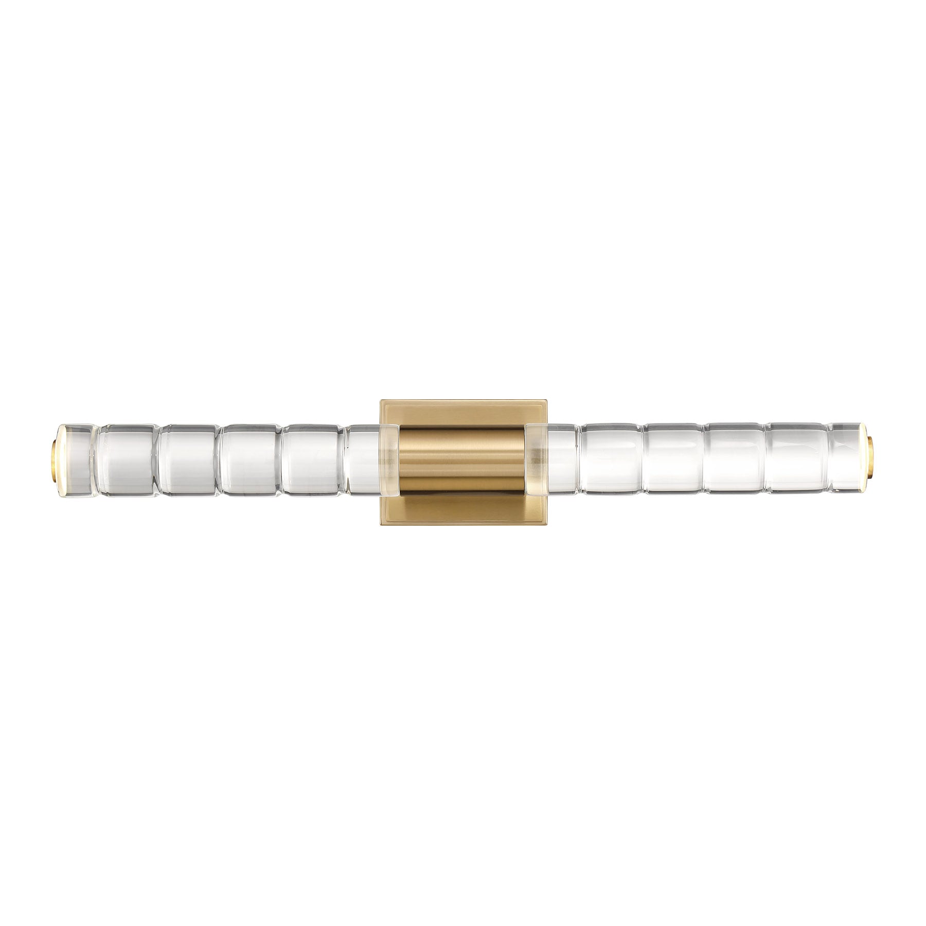 Savoy House Beale 28-in 1 Light Antique Brass Integrated LED Modern/contemporary Bathroom Vanity light