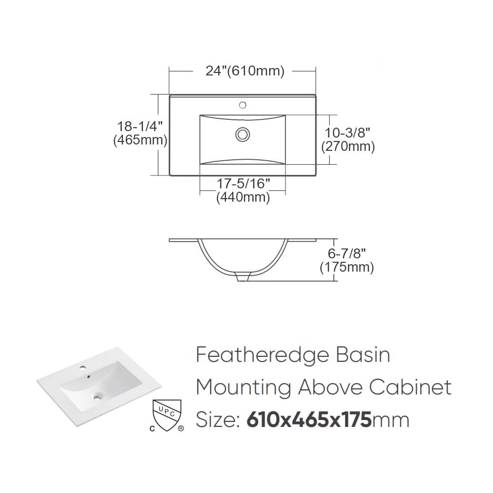 LTMATE LSMJ-660E Vanity-Tops - View #4