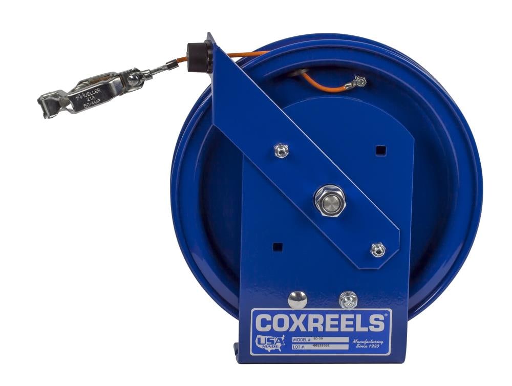 Coxreels SD-50 Spring Rewind Static Discharge Cable Reel: 50' Cable