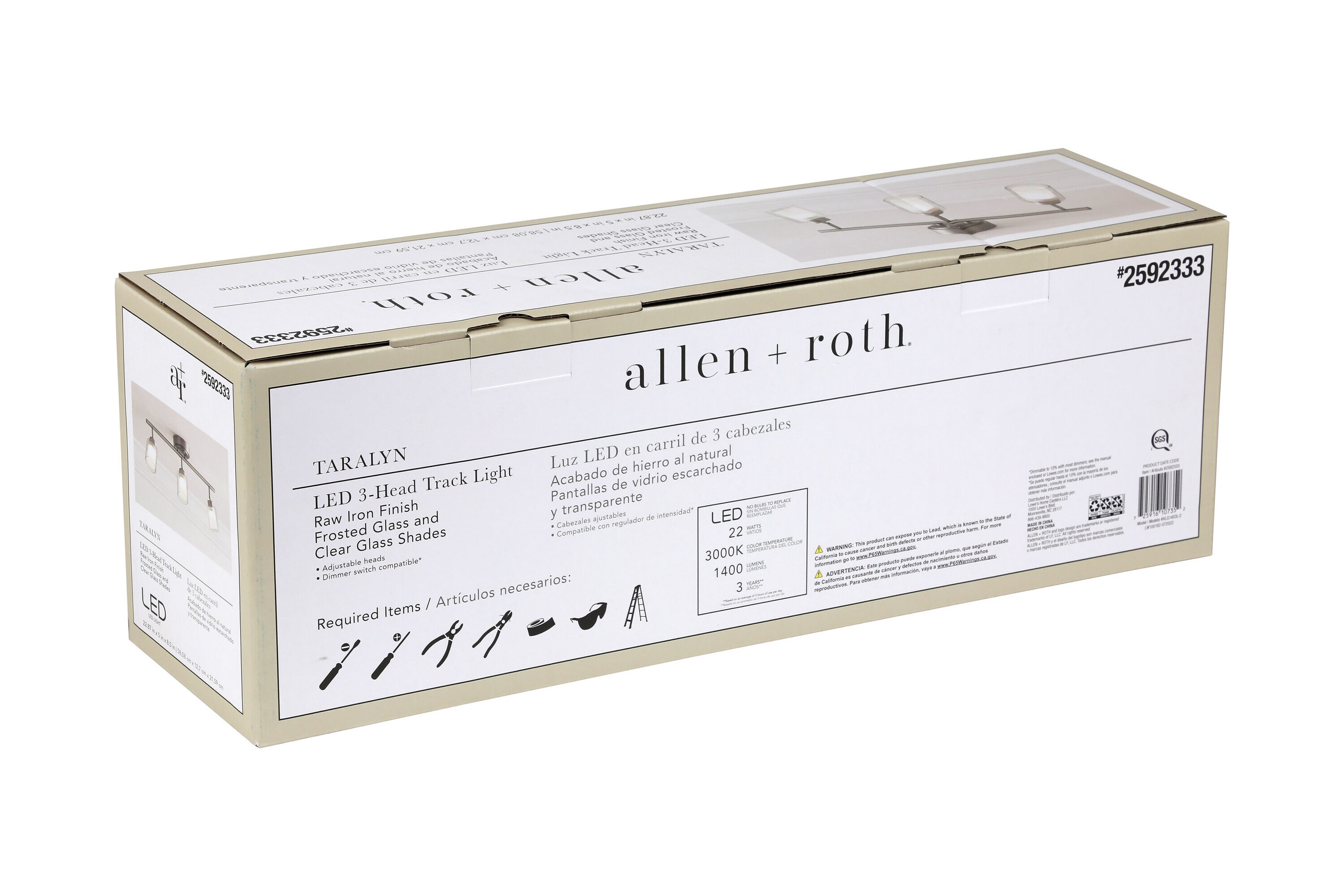allen + roth KLG1403L-2 Fixed-Track-Lighting - View #7
