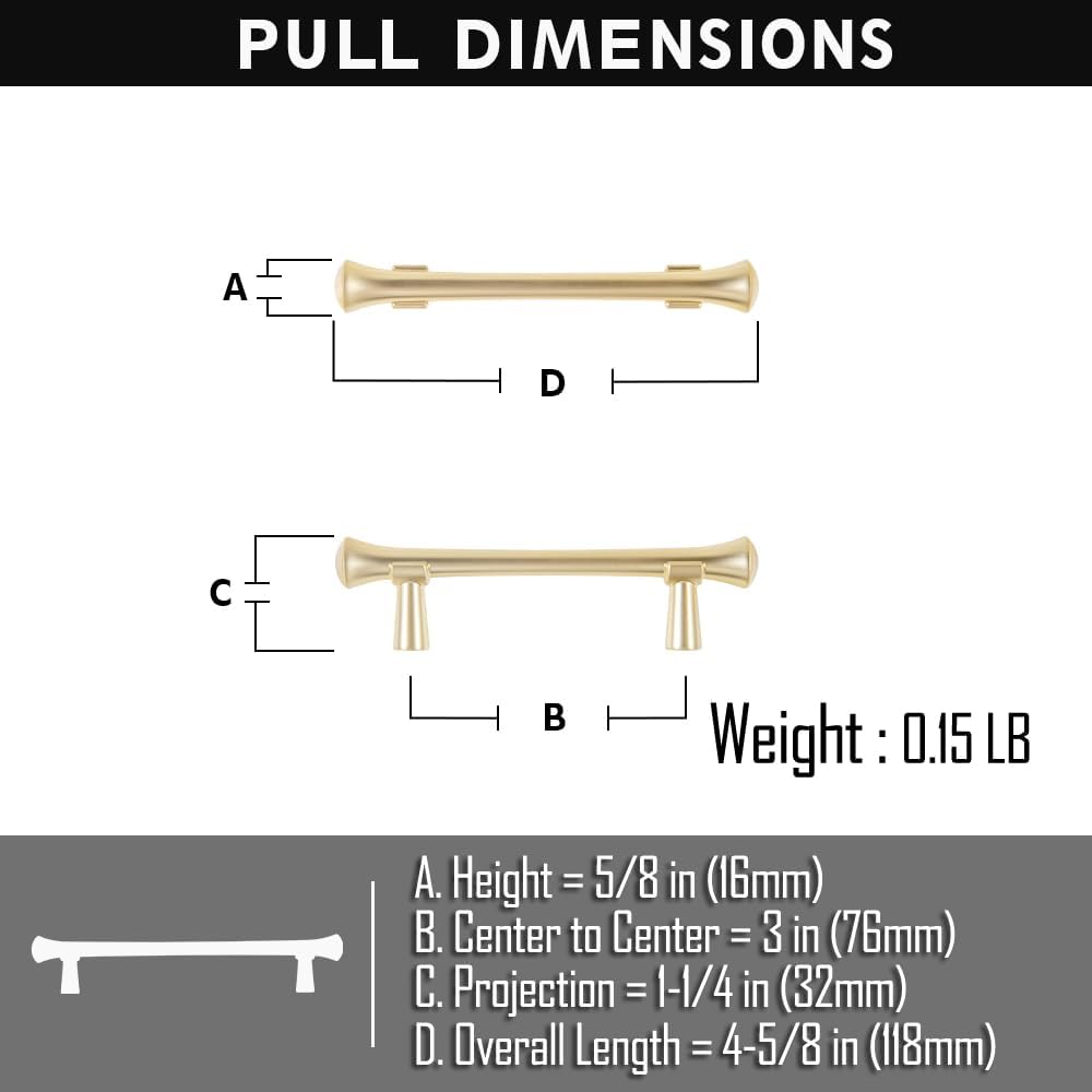 Miaokesen 6652TLS-76 Cabinet-Pulls - View #2