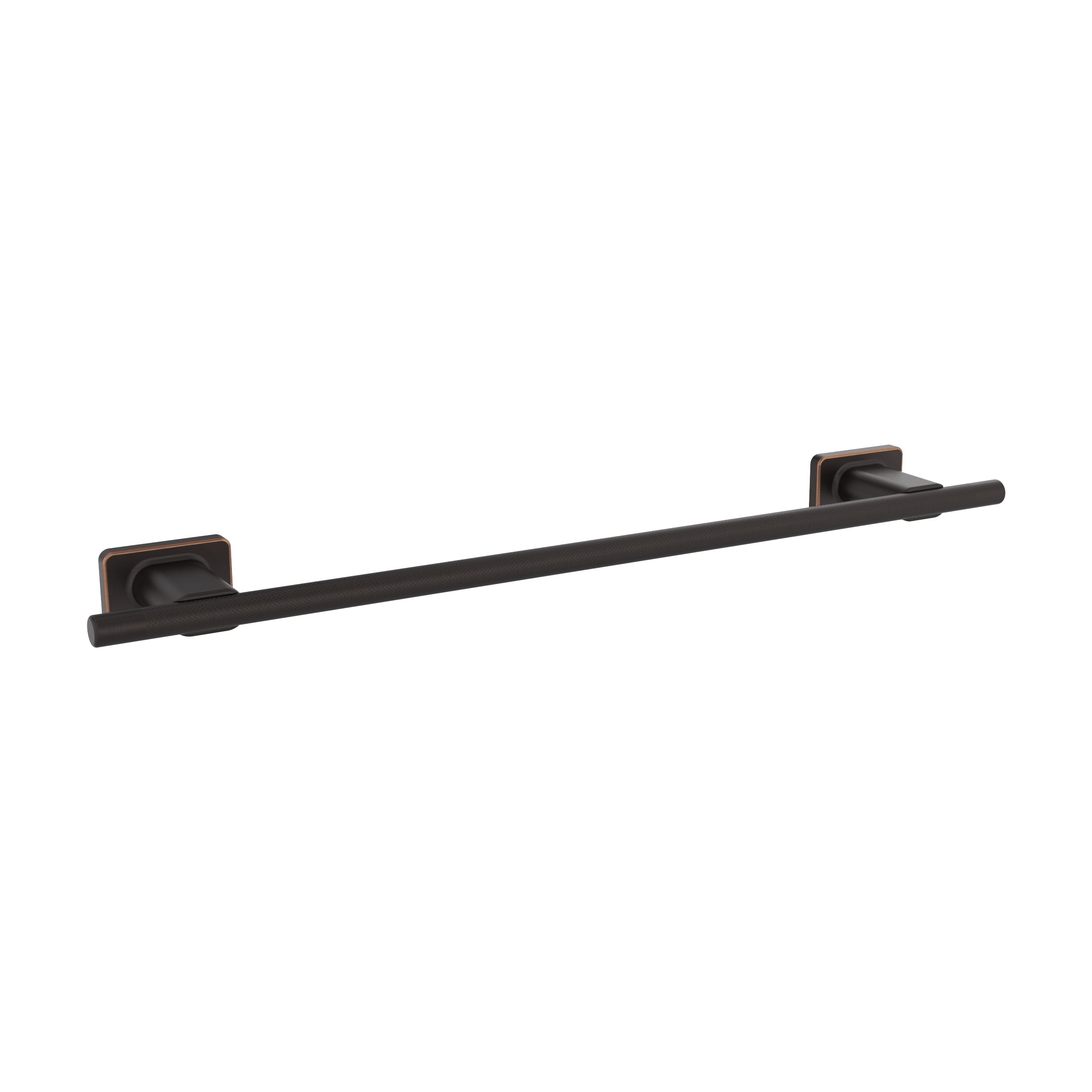 Amerock BH26614ORB Bronx 18-in Oil-Rubbed Bronze Wall mount Single Towel Bar