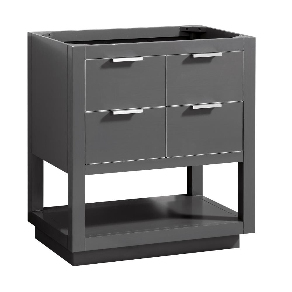 Avanity Allie 30-in Twilight Gray Bathroom Vanity Cabinet