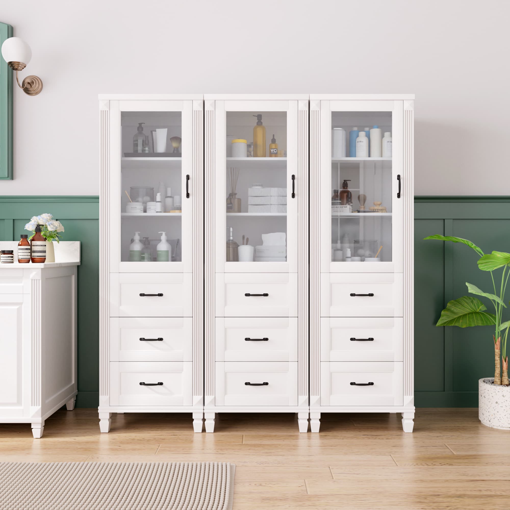 VOUA SAF-XNECW2-GD1 Linen-Cabinets - View #3
