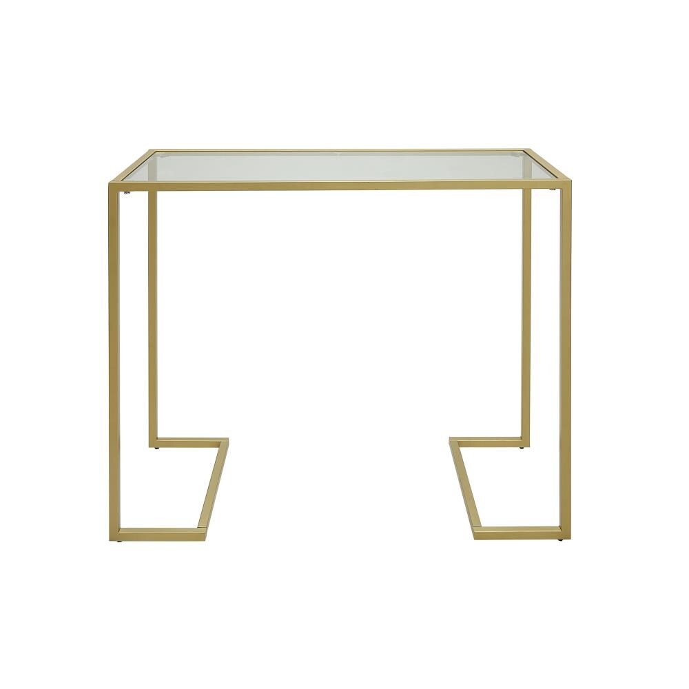Carolina Cottage CF3816GLD Monaco Modern Clear Console Table