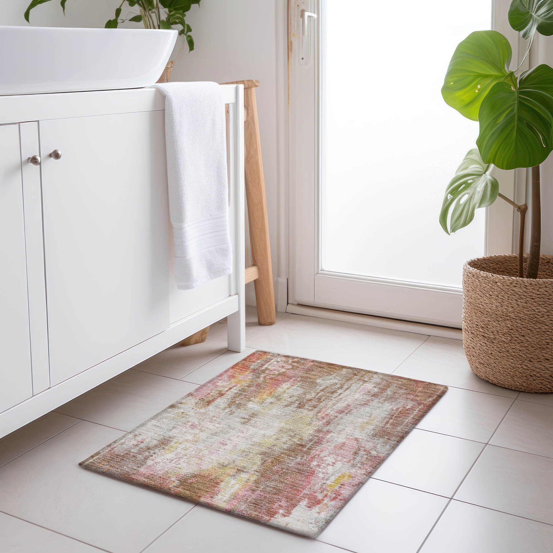 Addison Rugs ACN1640TA20X30 Chantille ACN1640TA 1 x 2 (ft) Loomed Tan Rectangular Indoor/Outdoor Machine washable Pet Friendly Area rug