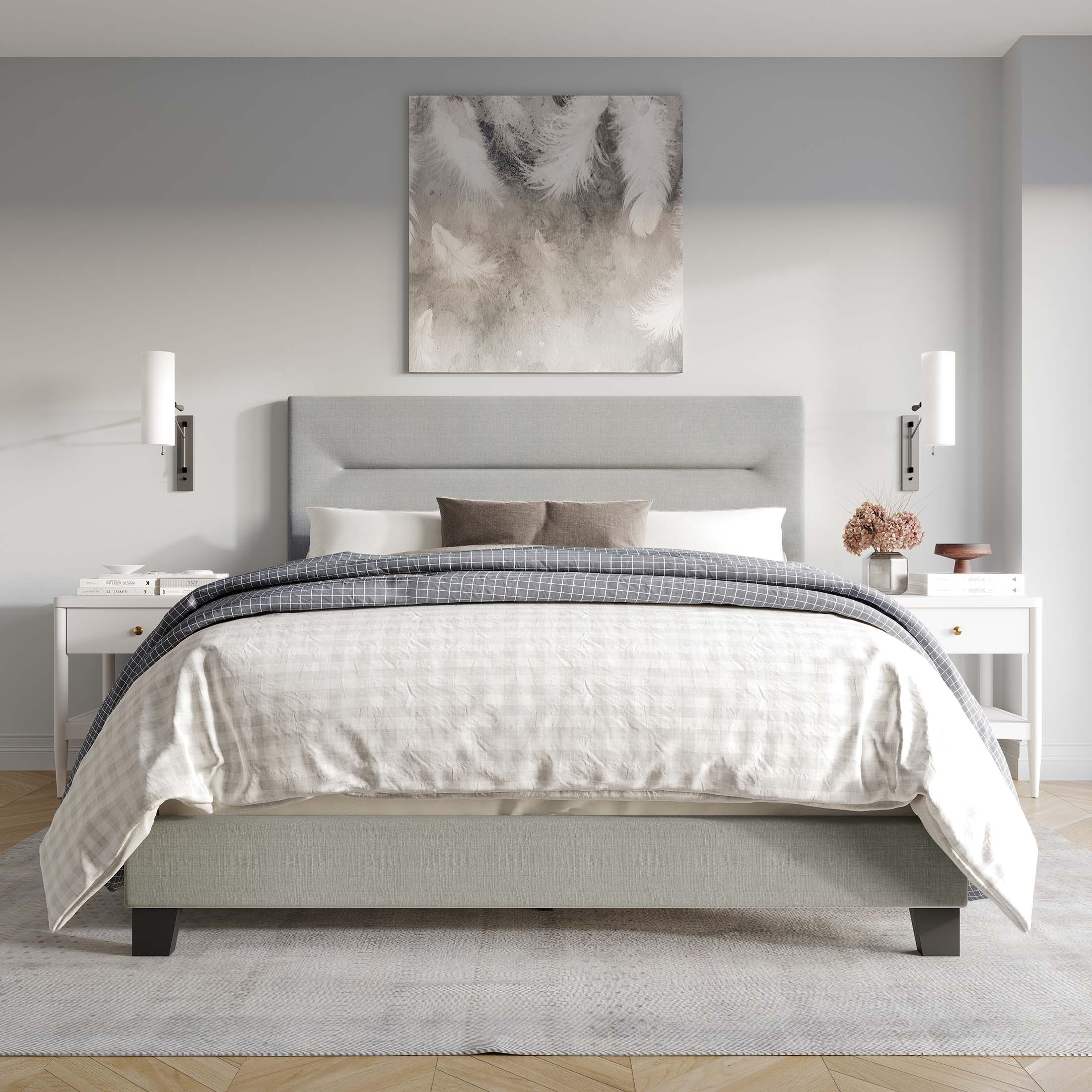 CasePiece C8452TUB-GY-LN beds - View #2