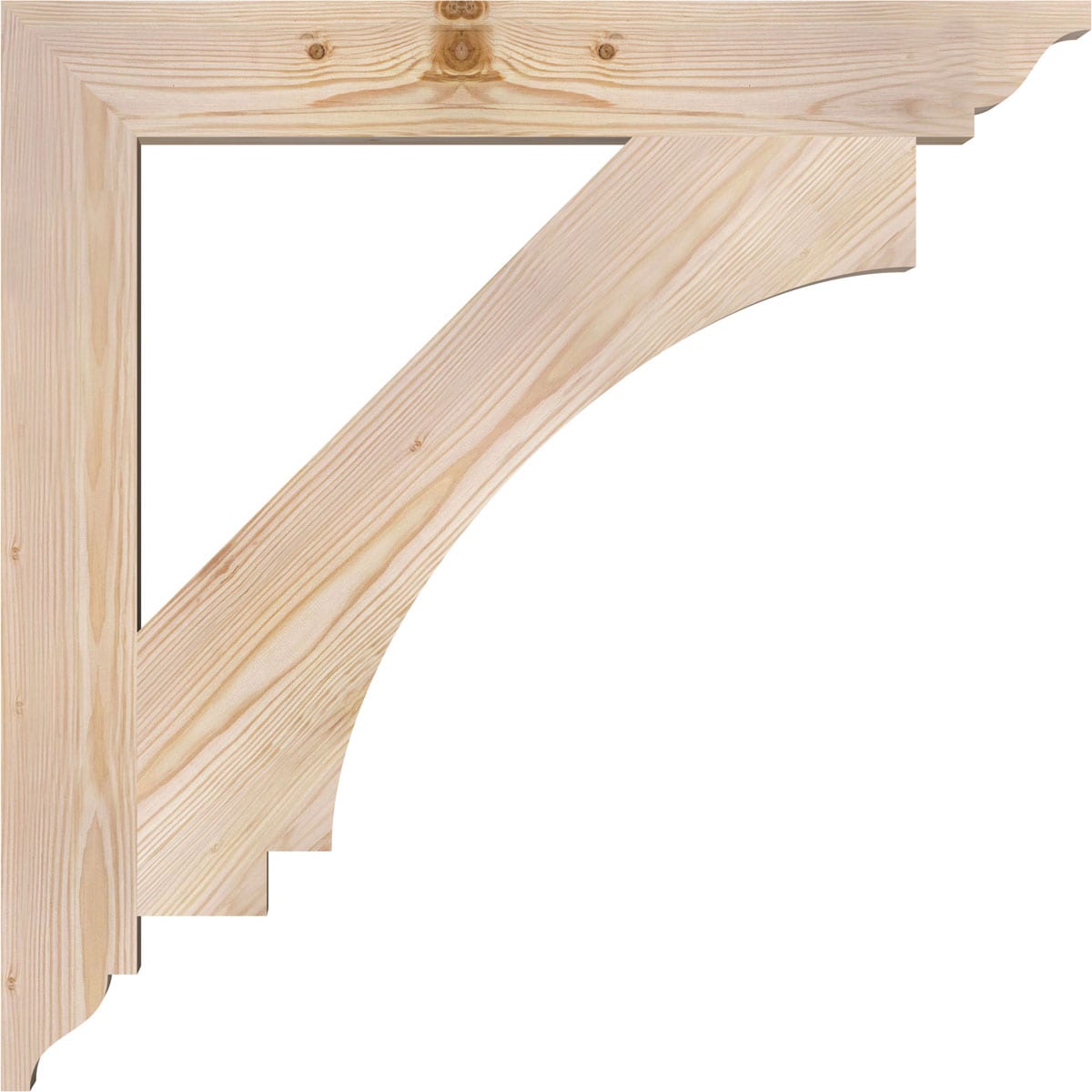 Ekena Millwork BKT04X28X28IMP01SDF Exterior-Brackets-Braces - View #3
