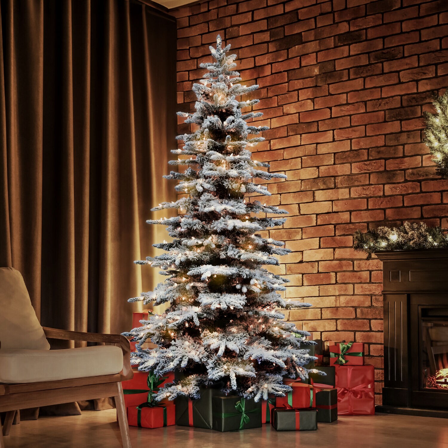 Fraser Hill Farm FFMP010-3SN Artificial-Christmas-Trees - View #12