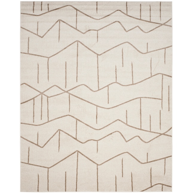Safavieh Amherst Bridgette 5 x 8 Ivory/Gray Indoor/Outdoor Abstract Handcrafted Area Rug Safavieh Amherst Bridgette 5 x 8 Ivory/Gray Indoor/Outdoor Abstract Handcrafted Area Rug