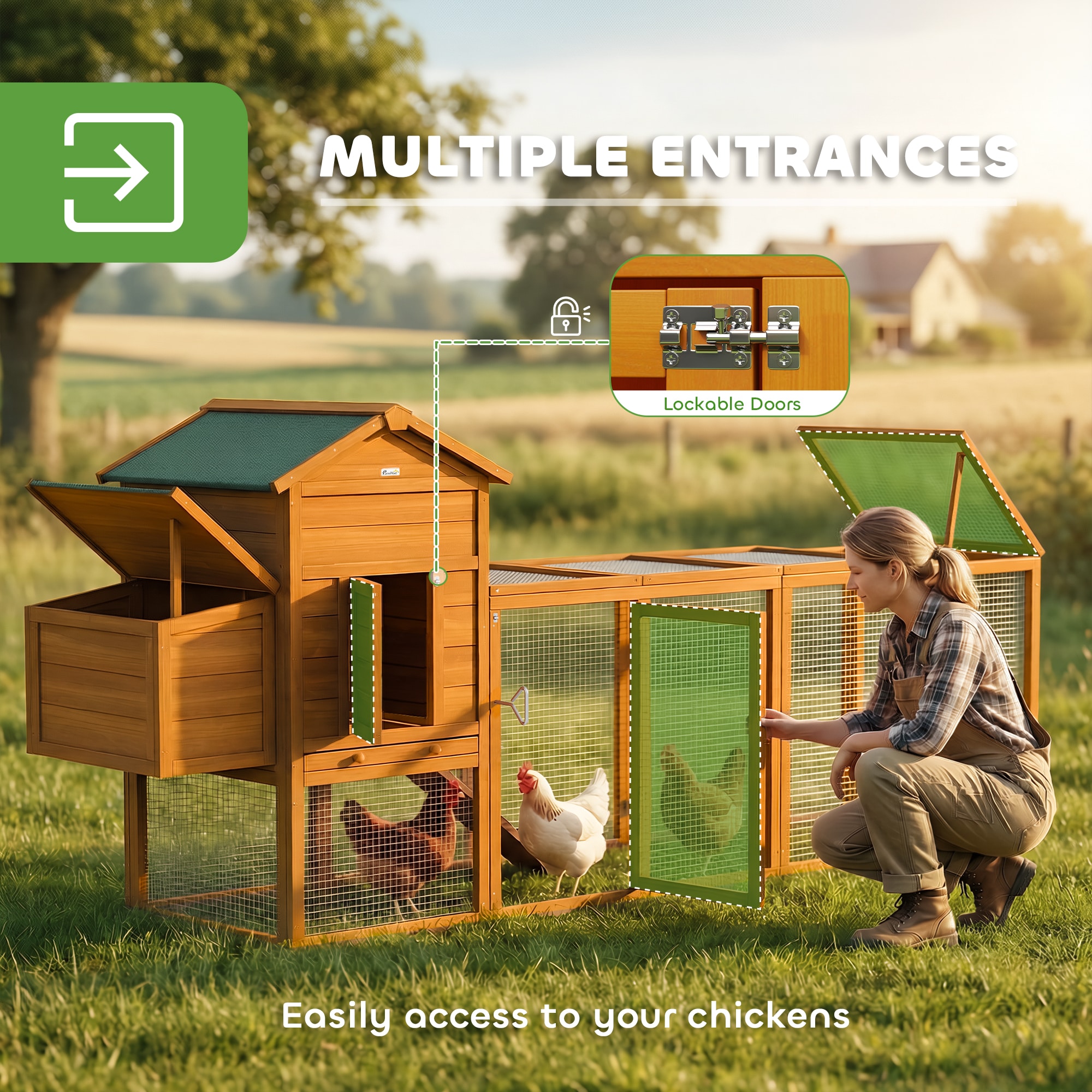 Tinyhomie LW-X-ASKARL395 Chicken-Coops-Rabbit-Hutches - View #4