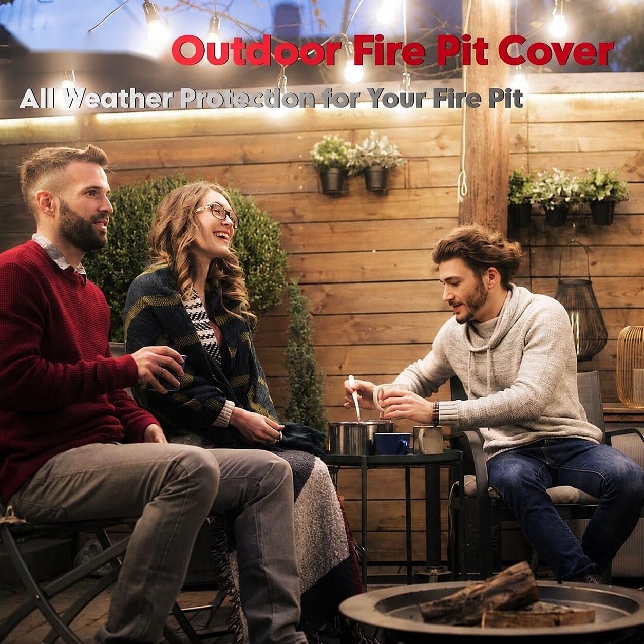 ITOPFOX LIT0628I025 Fire-Pit-Covers - View #7