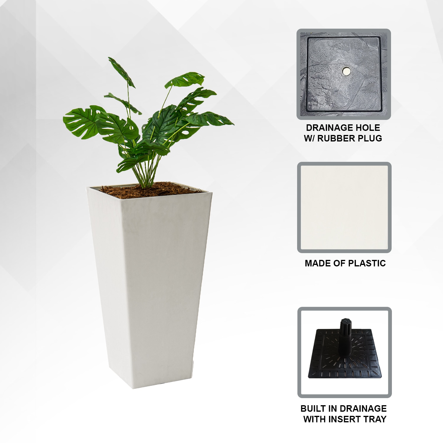 XBrand LW2617WT2 Planter-Window-Box - View #8