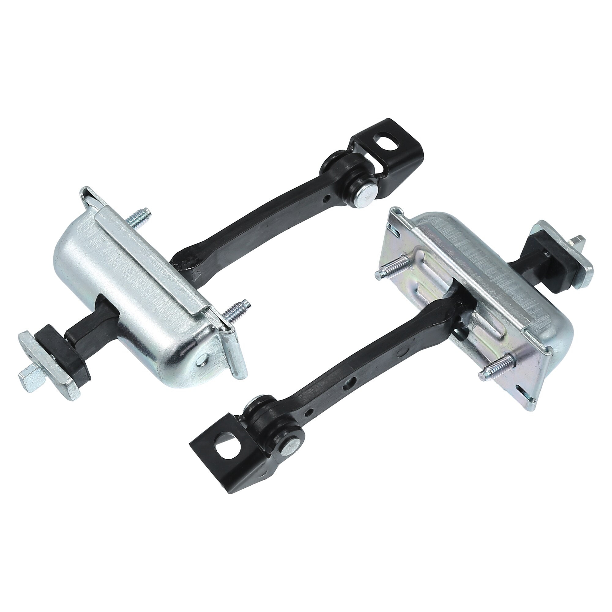 Unique Bargains Door Check Strap Assembly Door Check Strap Stopper Stay Limiter Bracket for Ford Transit MK8 2014-2021 Metal No.BK31V23500AD Silver Tone 2pcs #S25121901UX7244