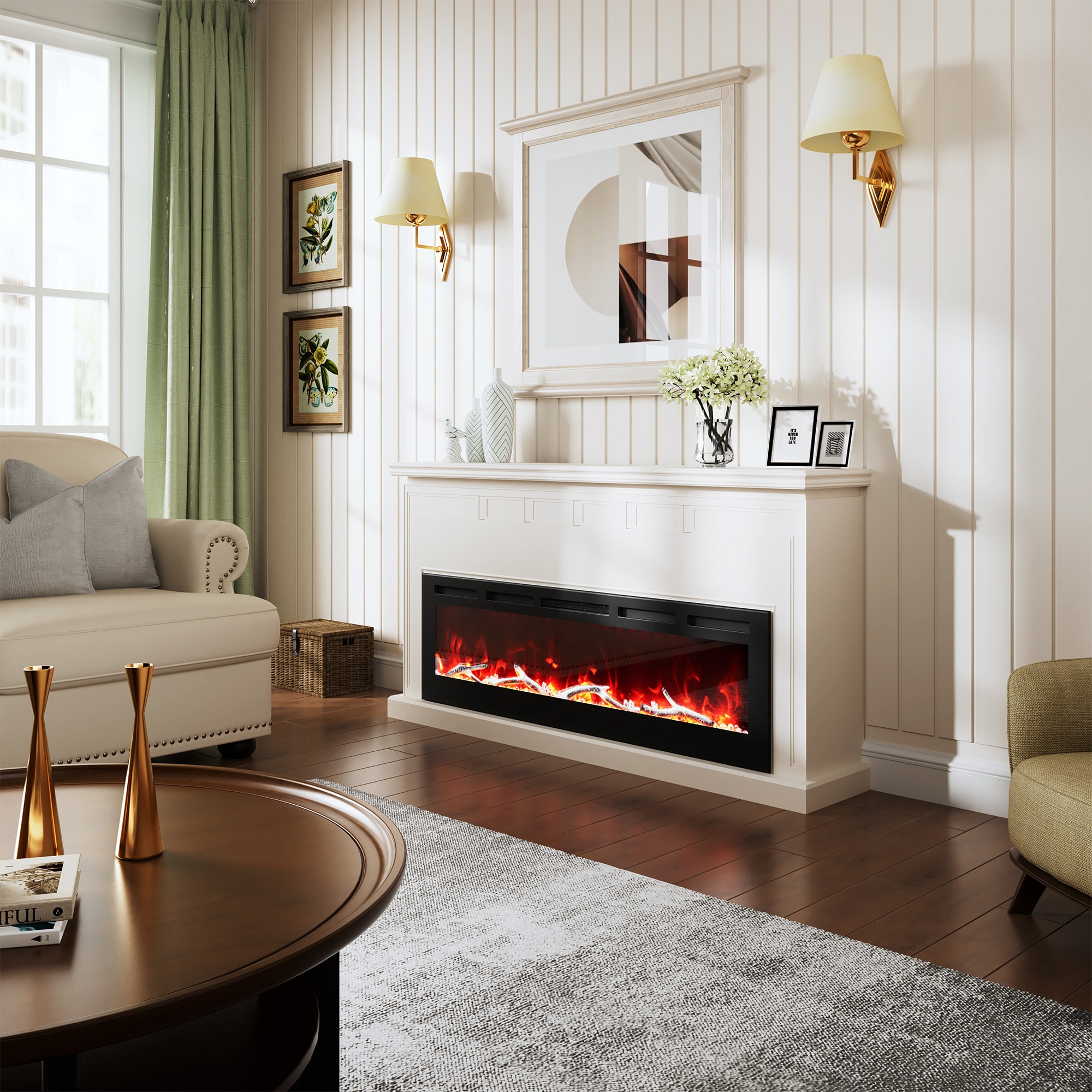 Clihome BL-ZHX-RFP-60 Electric-Fireplaces - View #4